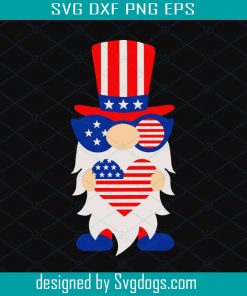 4th of July Gnome svg, Patriotic Gnome svg, gnomes svg, 4th july svg, independence day svg