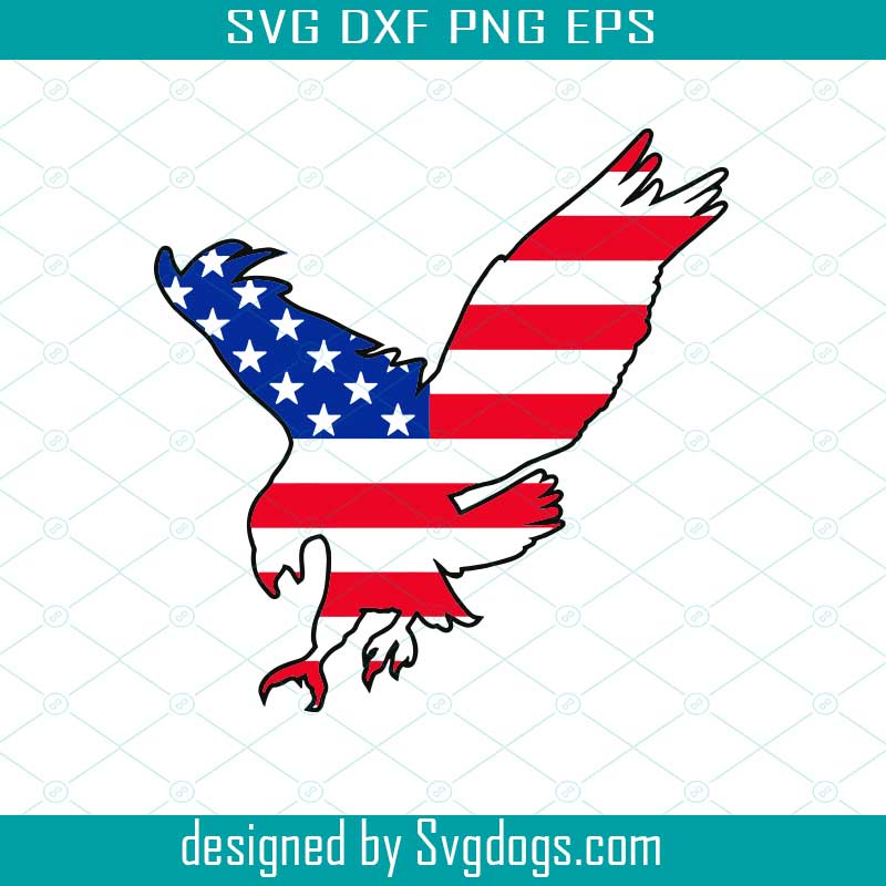 Eagle Svg, American Eagle Svg, 4th Of July Svg