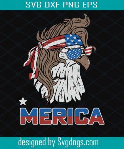Eagle Mullet Svg, 4th of July American Flag Merica USA SVG