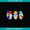 Summer Gnomes Svg, Beach Gnome Svg, Sumer Svg