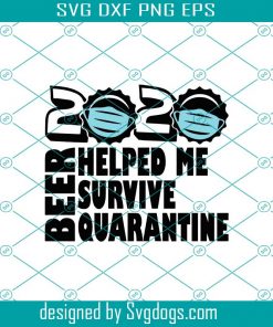 Beer quarantine 2020 svg