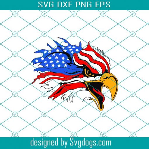 Eagles America Flag 2 SVG gigapixel