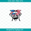 PUG Whit Tummy USA Flag SVG, Pug Svg, 4th July Of Buldog Svg
