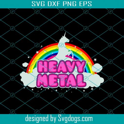 Heavy Metal Unicorn SVG, Unicorn SVG