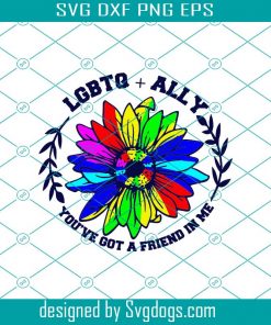Sunflower Love Is Kind LGBTQ Ally SVG