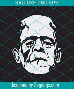 Frankenstein svg, frankenstein silhouette, monster svg