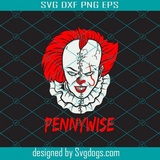 Pennywise svg, pennywise art, pennywise clown svg - SVGDOGS.COM