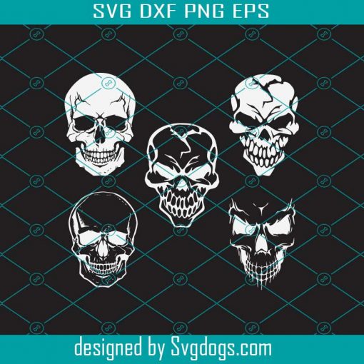 Skull Svg, Skeleton Svg, Skull Bundle Svg