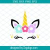 Dabbing Unicorn Svg, Unicorn Svg, Unicorn Birthday Svg, Magical Unicorn Svg, Unicorn Face Svg