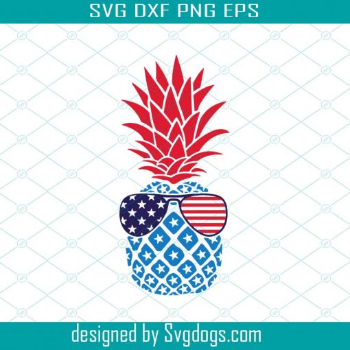 Download Pineapple usa 4th of july svg, Pineapple svg, Fourth of ...