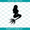 Weed Mermaid Svg, Cannabis Mermaid Svg