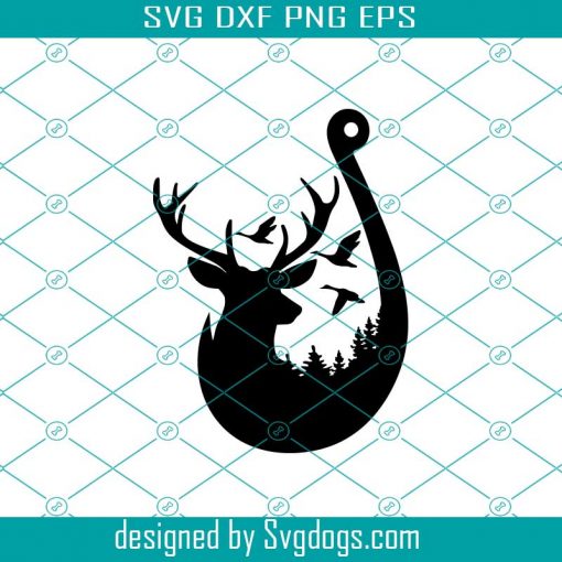 Duck Svg, Deer Svg, Hook Svg, Hunting Svg, Fishing svg