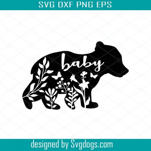 Baby Bear SVG, The Bear SVG, Kids Bear SVG