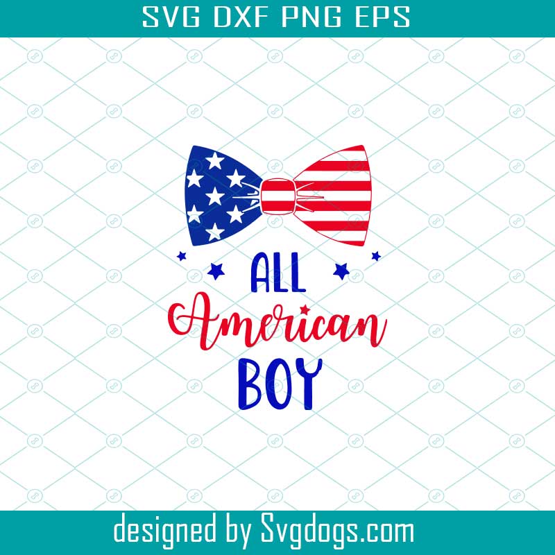 All American Boy Svg, 4th Of July Svg, Independence Day Svg