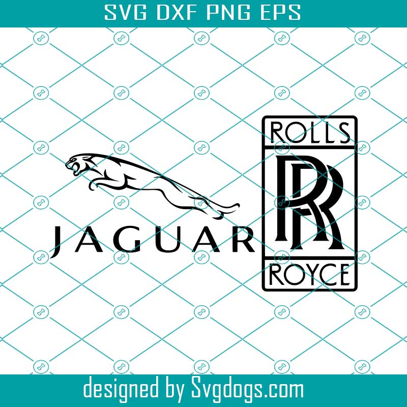 Jaguar Rolls Royce Car Logo Svg, Rolls Royce Svg, Jaguar Svg