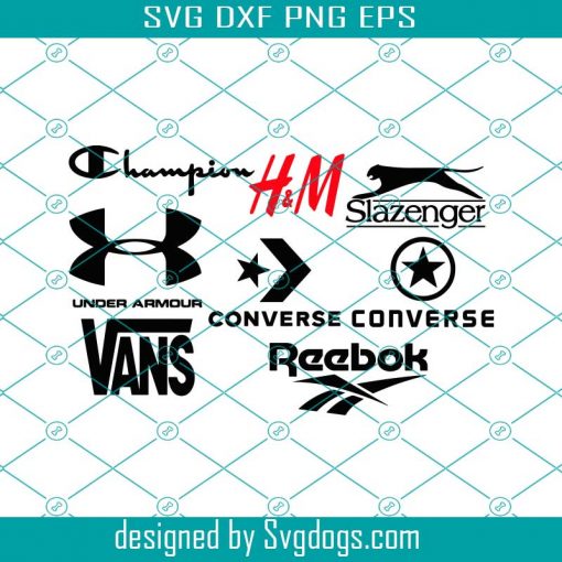 Fashion Brands Logo Bundle svg