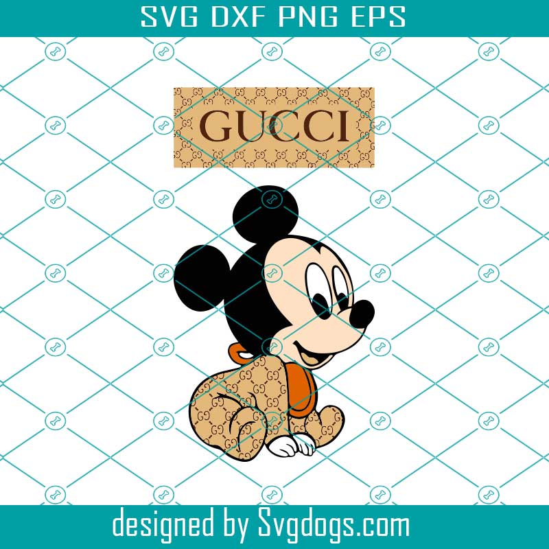 Download Baby Mickey Mouse Gucci Svg Svgdogs