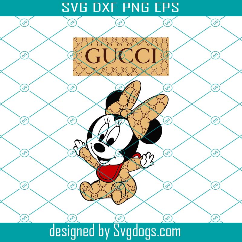 Download Baby Minnie Mouse & Gucci svg - SVGDOGS
