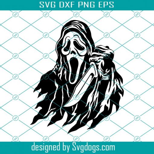 Ghostface svg, Horror movie killers svg, Halloween svg