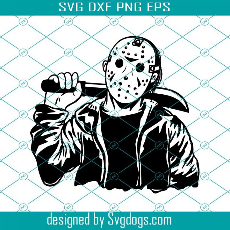 Jason Voorhees Halloween SVG, Horror movie killers, Halloween svg - SVG