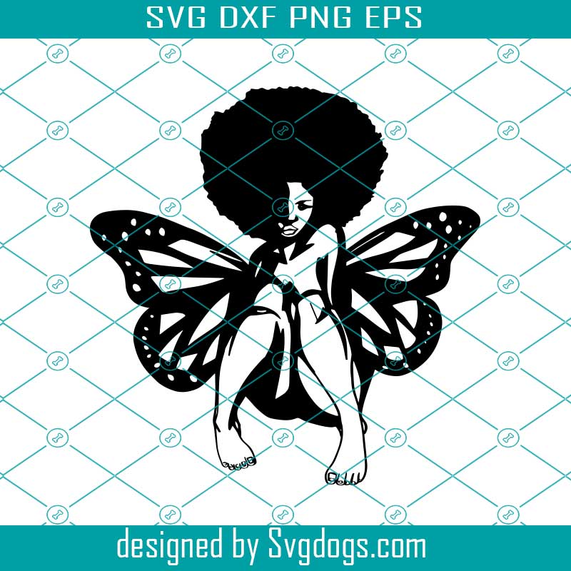 Girl Butterfly Svg, Black Lives Matter svg, Black woman SVG, Black Girl Magic SVG