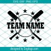 Baseball Softball  SVG, High School Team Sport SVG, Sport SVG