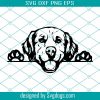 Scotty Dog Svg, Peeking Smiling Dog Svg, Animal Pet Puppy Paw Svg