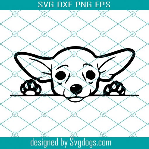 Peeking Smiling Dog Svg, Breed Animal Pet Svg, Dog Svg