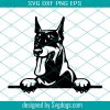 Doberman Dog Svg, Animal Pet Puppy Paw Svg, Animal Svg