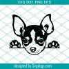 Dachshund Peeking Smiling Dog Svg, Animal Pet Puppy Paw Svg, Dog Svg