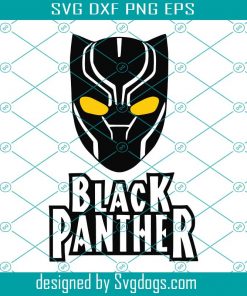 BLACK PANTHER SVG,  Black Panther design, Black Panther svg