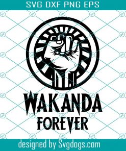 Wakanda Forever Emblem svg