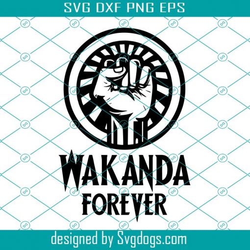 Wakanda Forever Emblem svg, Wakanda Forever Svg