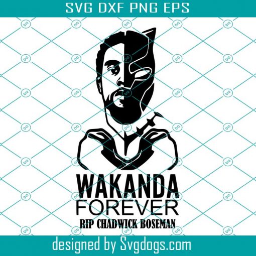 Panther Forever RIP Chadwick Boseman SVG, Panther Black SVG, Chadwick Boseman svg, 1977 – 2020 svg, Chadwick svg, Rip Chadwick Boseman svg