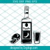 Wine bottle and glass SVG, Alcohol drink  Bar Svg, Alcohol svg