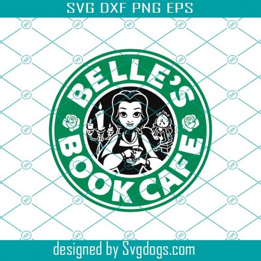 Belles Svg, Book Cafe Svg, Starbucks Bundle Svg, Starbucks Logos  Svg