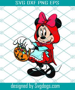 Minnie Halloween svg, Disney svg