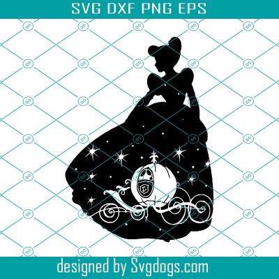 Cinderella svg, Disney svg, Midnight with Cinderella SVG