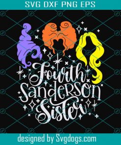 Fourth Sanderson Sister Svg, Halloween Witch Svg