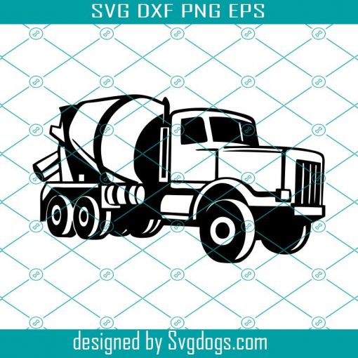 Concrete Mixer Tonka Mack Cement Concrete Mixer Truck Mason Equipment Builder Building svg