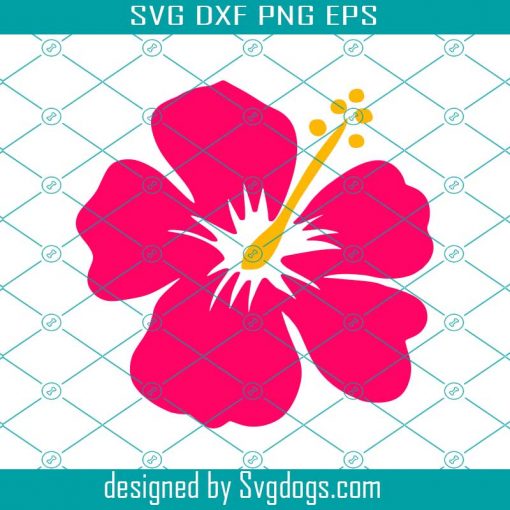 Hibiscus Svg, Tropical Flower Svg, Hibiscus Clip Art, Hawaiian Flower ...