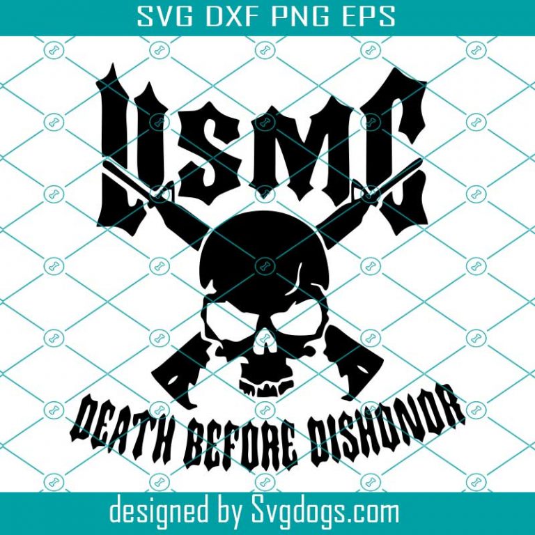 Download USMC Death before dishonor svg, USMC logo, USMC svg ...