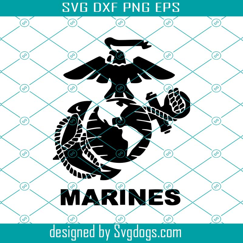 Download Marine Corps Svg Marine Corps Logo Us Army Svg Svg For Cricut Usms Digital File Soldiers Dxf Veteran Logo Svgdogs