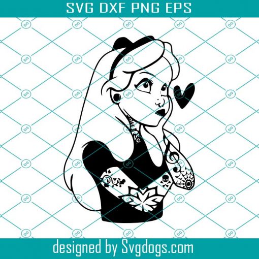 Free Free 309 Gothic Tattooed Disney Princesses Svg SVG PNG EPS DXF File