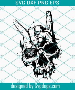 Rock Skull SVG, Head Skull Skeleton SVG, Skull SVG