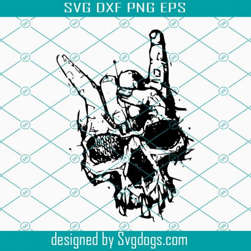 Rock Skull SVG, Head Skull Skeleton SVG, Skull SVG