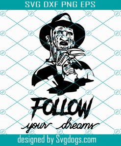 Freddy Svg, Halloween Svg, Horror Movie Svg, Monster Svg, Nightmare On Elm Street Svg