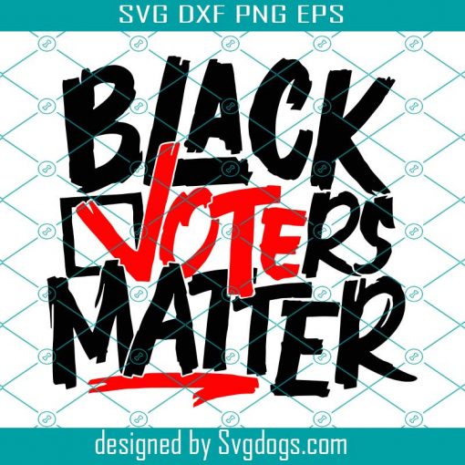 Black Voters Matter Svg, Vote 2020 Svg