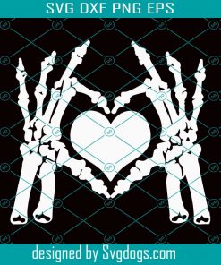 Skull Love Svg, Love Svg, Skull Svg