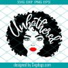 Unbothered Black Girl Svg, Afro Woman Svg